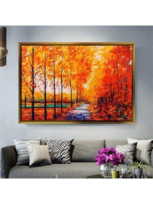 Giyense Altın Çerçeveli Dekoratif Tablo NYY1177