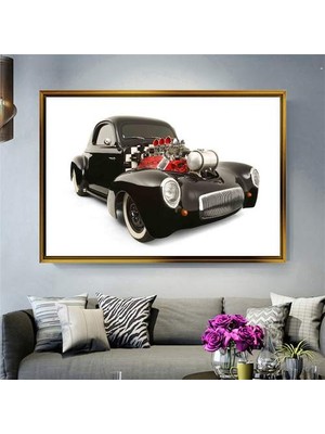 Giyense Altın Çerçeveli Dekoratif Tablo NYY1486