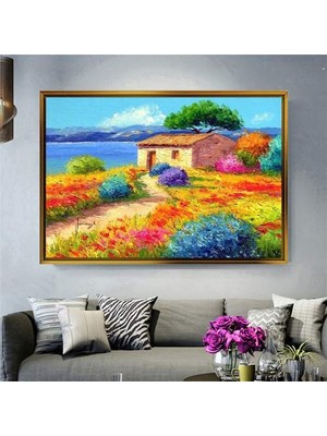 Giyense Altın Çerçeveli Dekoratif Tablo NYY82