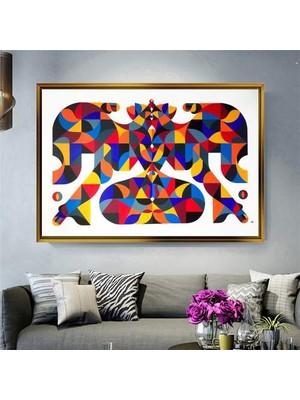 Giyense Altın Çerçeveli Dekoratif Tablo NYY228