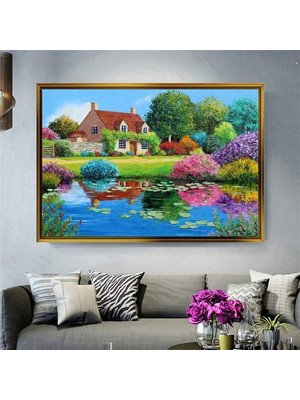 Giyense Altın Çerçeveli Dekoratif Tablo NYY135