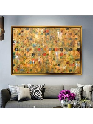 Giyense Altın Çerçeveli Dekoratif Tablo NYY578