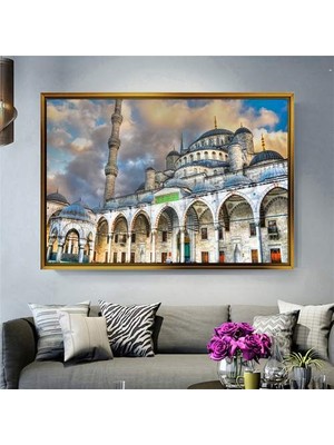 Giyense Altın Çerçeveli Dekoratif Tablo NYY274