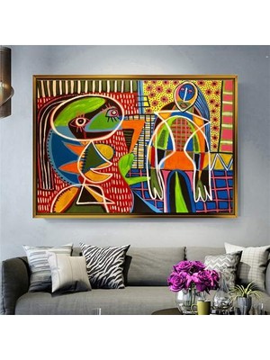 Giyense Altın Çerçeveli Dekoratif Tablo NYY1295