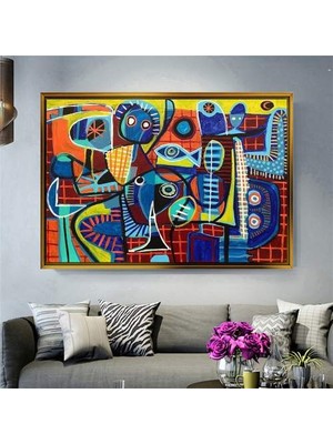 Giyense Altın Çerçeveli Dekoratif Tablo NYY1298