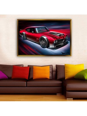 Giyense Altın Çerçeveli Dekoratif Tablo NYY2073