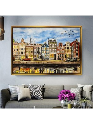 Giyense Altın Çerçeveli Dekoratif Tablo NYY43