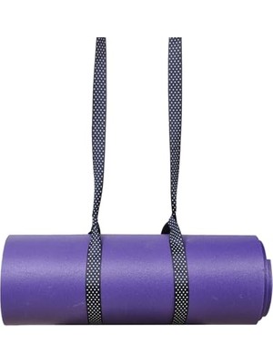 Yo Matı Pilates Kamp Sandalyesi Plaj Hasırı Taşıma Kemeri Bağlama Askısı Çok Amaçlı Silindir Taşıma Kayışı Puantiyeli