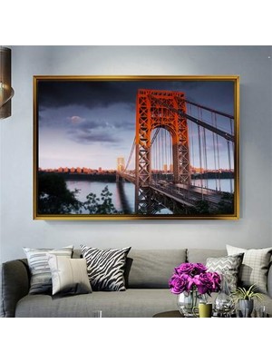 Giyense Altın Çerçeveli Dekoratif Tablo NYY1611