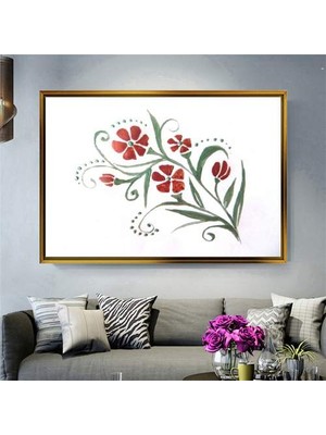 Giyense Altın Çerçeveli Dekoratif Tablo NYY1686