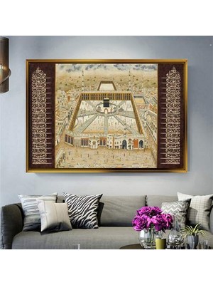 Giyense Altın Çerçeveli Dekoratif Tablo NYY1972