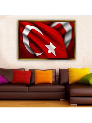 Giyense Altın Çerçeveli Dekoratif Tablo NYY2036