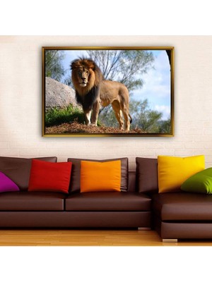 Giyense Altın Çerçeveli Dekoratif Tablo NYY2060