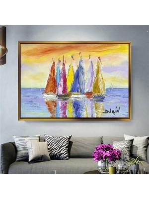 Giyense Altın Çerçeveli Dekoratif Tablo NYY1853