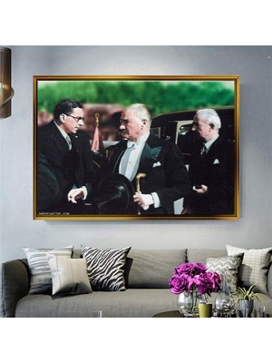 Giyense Altın Çerçeveli Dekoratif Tablo NYY351