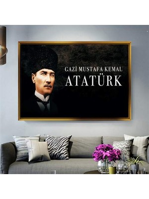 Giyense Altın Çerçeveli Dekoratif Tablo NYY567