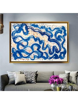 Giyense Altın Çerçeveli Dekoratif Tablo NYY1065