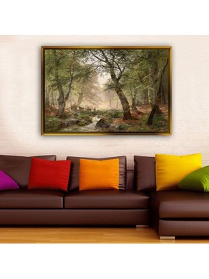 Giyense Altın Çerçeveli Dekoratif Tablo NYY1338