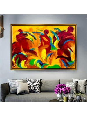 Giyense Altın Çerçeveli Dekoratif Tablo NYY1597