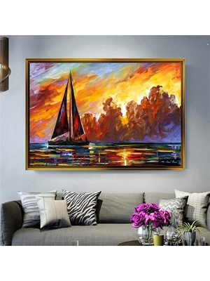 Giyense Altın Çerçeveli Dekoratif Tablo NYY1164