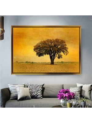 Giyense Altın Çerçeveli Dekoratif Tablo NYY1129