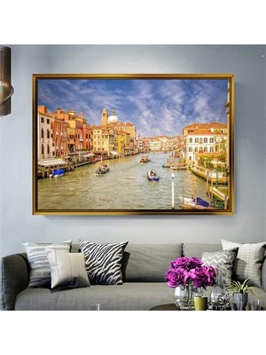 Giyense Altın Çerçeveli Dekoratif Tablo NYY1147