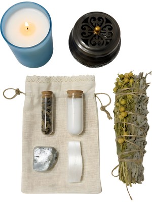 Anima Glow Su Elementi Meditasyon/Ritüel Seti – Arınma, Akış ve Duygusal Denge