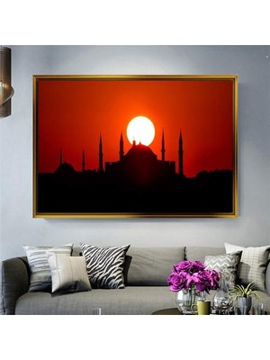 Giyense Altın Çerçeveli Dekoratif Tablo NYY517