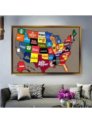 Giyense Altın Çerçeveli Dekoratif Tablo NYY996