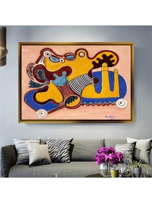 Giyense Altın Çerçeveli Dekoratif Tablo NYY1881