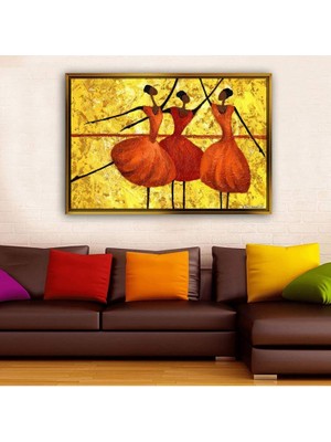 Giyense Altın Çerçeveli Dekoratif Tablo NYY1369