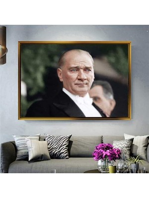 Giyense Altın Çerçeveli Dekoratif Tablo NYY157