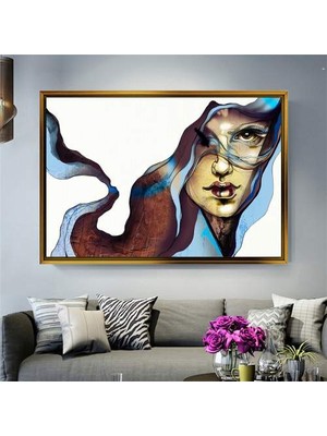 Giyense Altın Çerçeveli Dekoratif Tablo NYY1555