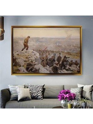 Giyense Altın Çerçeveli Dekoratif Tablo NYY1903