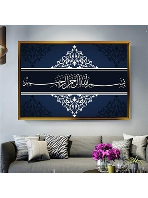 Giyense Altın Çerçeveli Dekoratif Tablo NYY1020