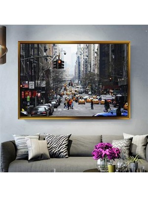 Giyense Altın Çerçeveli Dekoratif Tablo NYY746