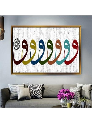 Giyense Altın Çerçeveli Dekoratif Tablo NYY1616