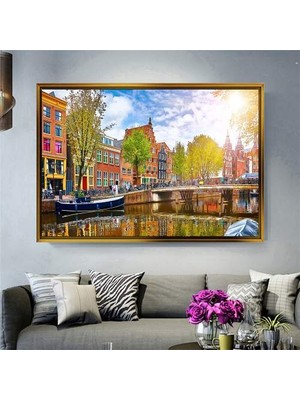 Giyense Altın Çerçeveli Dekoratif Tablo NYY1719