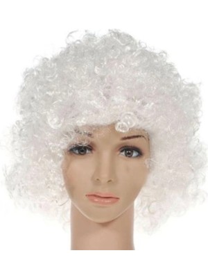 Marsilyan Beyaz Renk Peruk Saç