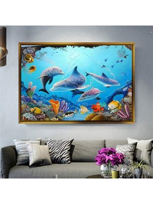 Giyense Altın Çerçeveli Dekoratif Tablo NYY1479