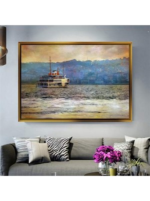 Giyense Altın Çerçeveli Dekoratif Tablo NYY1613