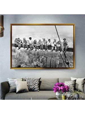 Giyense Altın Çerçeveli Dekoratif Tablo NYY93