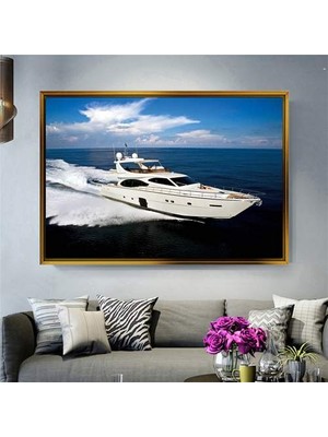 Giyense Altın Çerçeveli Dekoratif Tablo NYY419