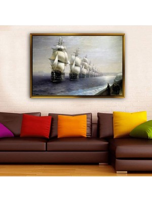 Giyense Altın Çerçeveli Dekoratif Tablo NYY1777