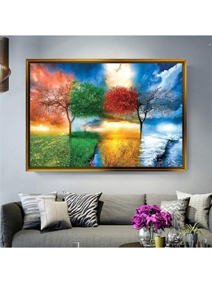 Giyense Altın Çerçeveli Dekoratif Tablo NYY1517