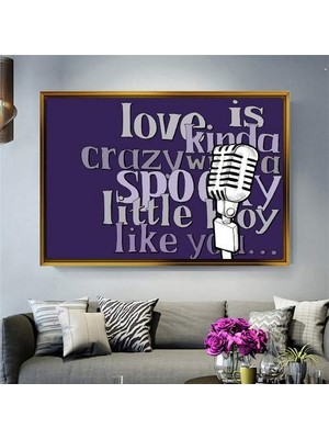 Giyense Altın Çerçeveli Dekoratif Tablo NYY1626