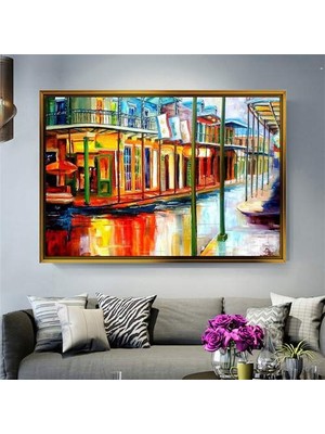 Giyense Altın Çerçeveli Dekoratif Tablo NYY592