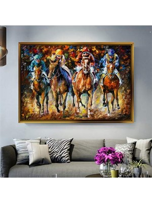 Giyense Altın Çerçeveli Dekoratif Tablo NYY826