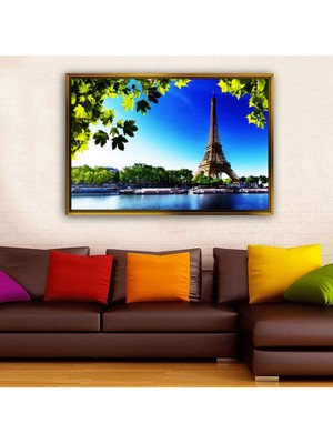 Giyense Altın Çerçeveli Dekoratif Tablo NYY1735