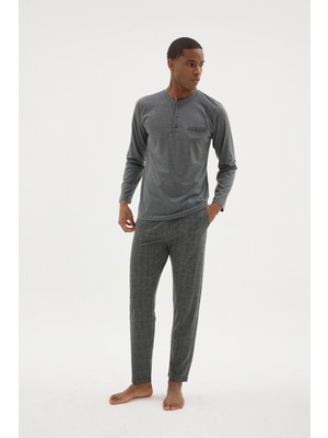 Kly Midi Yaka Pijama Takımı 26108